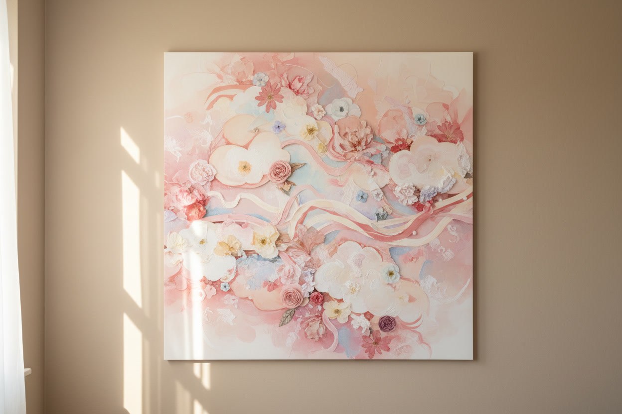 Nişan için pastel plak panosu